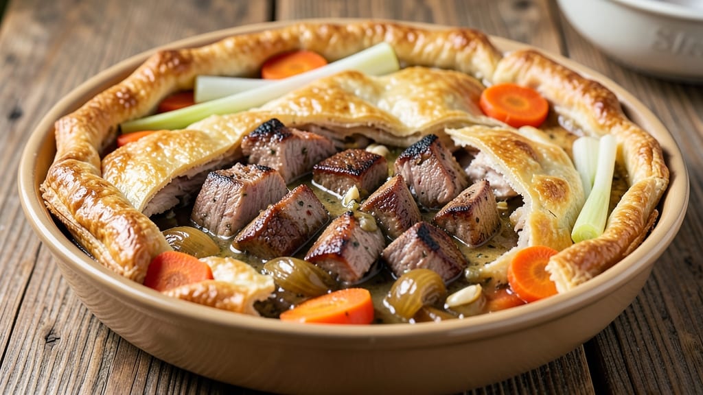 Pork Roast Pot Pie Recipe: Savory Gravy and Flaky Crust in One Dish