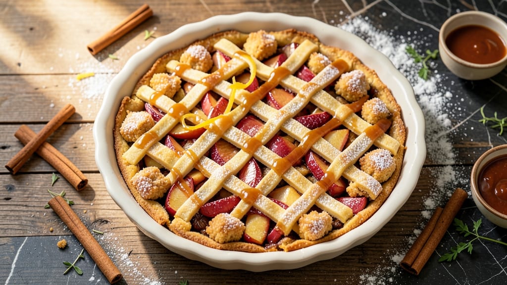 Apple Fritter Pie Recipe: Warm Cinnamon-Caramel Crunch in Every Bite