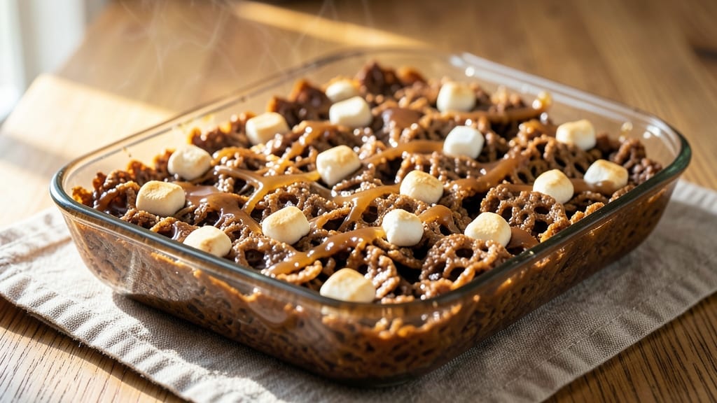 Natasha's Kitchen Rice Krispie Treats Recipe: Crunchy Clusters with Vanilla Cream Rivers