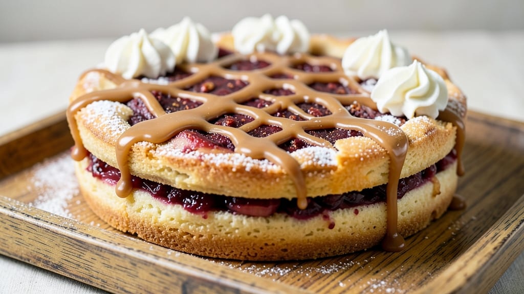 Pie-In-A-Cake Recipe: Twice-Baked Vanilla Magic with Crunchy Layers