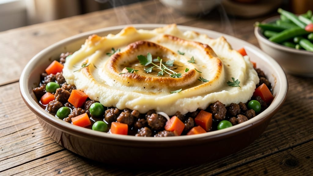 American Shepherd's Pie Recipe: Savory Gravy and Fluffy Mashed Potato Top