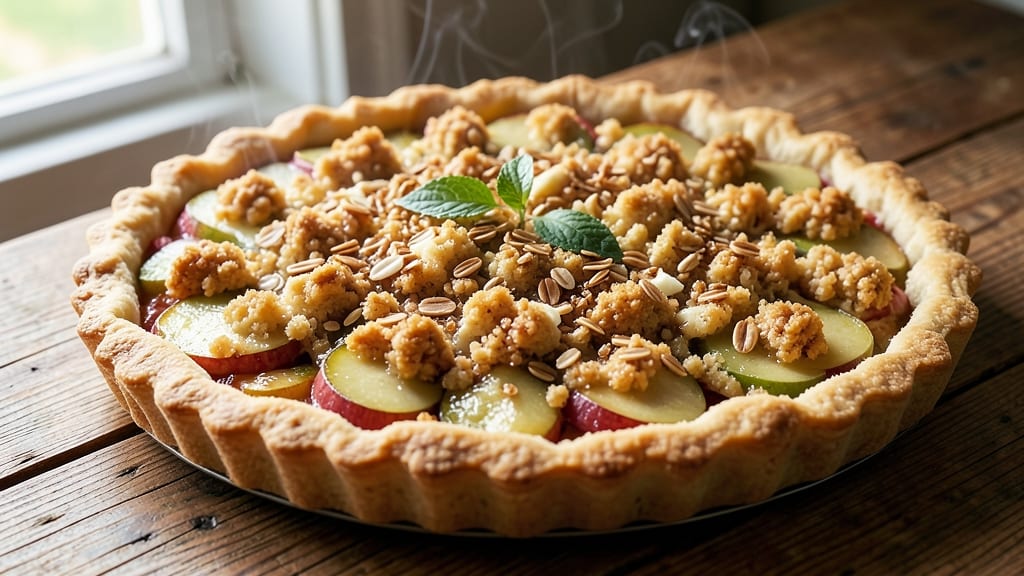 Apple Crumb Pie Recipe With Frozen Crust: Warm Spiced Apples and Crunchy Top in One Bite