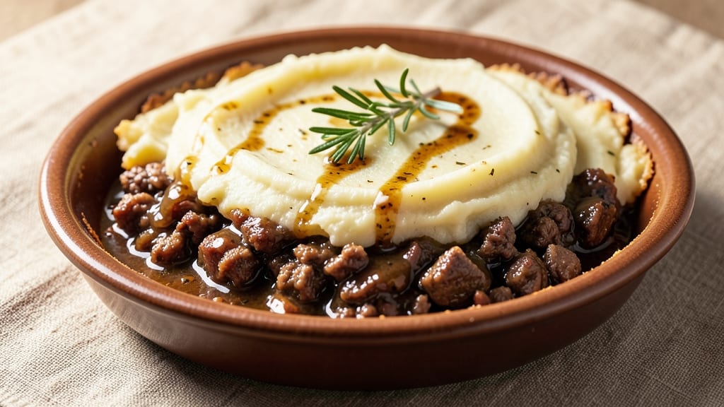 Shepherd's Pie Recipe Without Vegetables: Creamy Mashed Potato Topped Meatloaf Magic