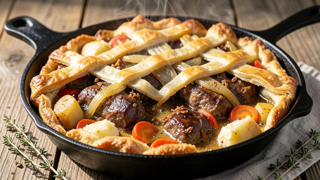 Possum Pot Pie Recipe: Deep-Savory Filling With Foil-Sealed Crust