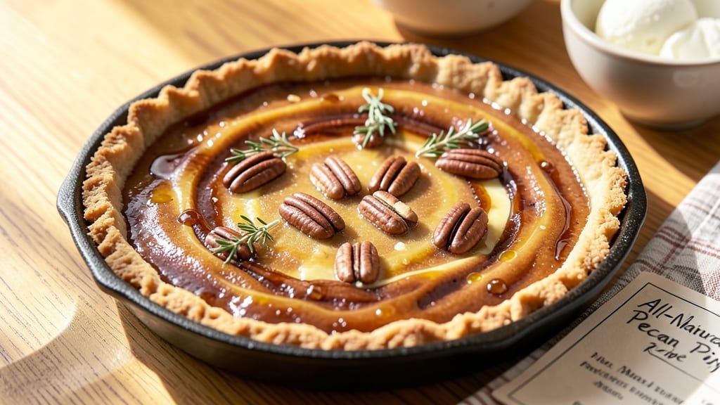All Natural Pecan Pie Recipe: Nutty Crunch and Caramelized Sweetness Without Refined Sugar