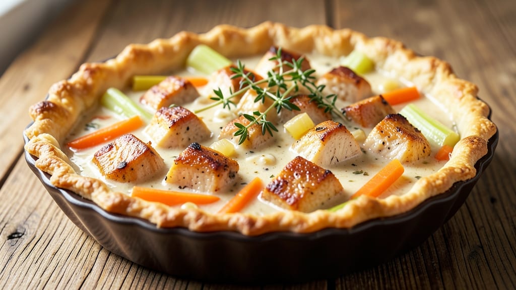 Silver Palate Chicken Pot Pie Recipe: Herb-Infused Gravy and Crispy Top in One Dish