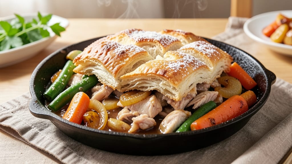 Pot Pie Recipe Using Biscuits: Savory Gravy and Buttery Topping in One Dish