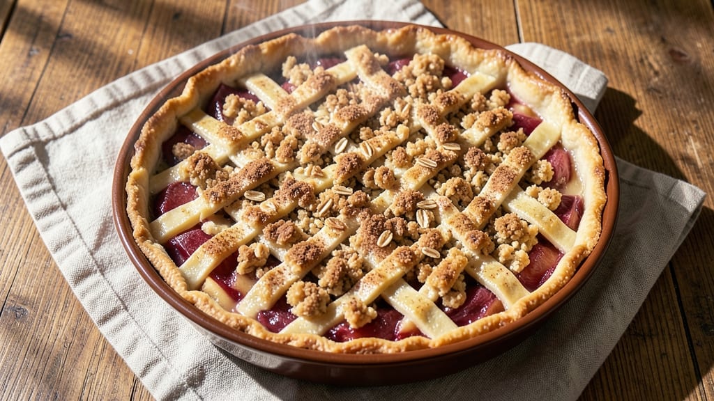Apple Crumble Pie Recipe With Canned Apples: No-Bake Streusel Topping for Foil-Sealed Crunch