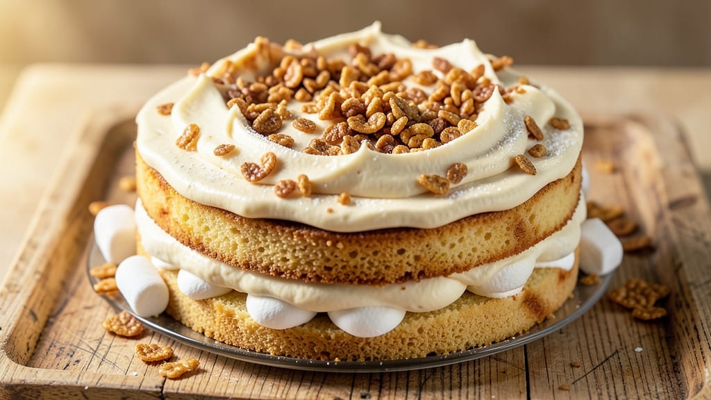 Rice Krispie Birthday Cake Recipe: Crunchy Clusters and Melty Cereal Layers