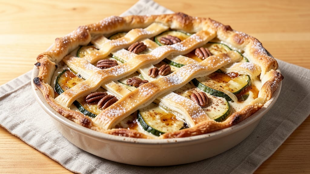 Zucchini Pie Recipe That Tastes Like Apple Pie: Warm Spice Swirls With Crunchy Top