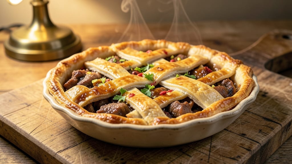 Small Pork Pies Recipe: Miniature Meat Pies With Crispy Lattice Tops