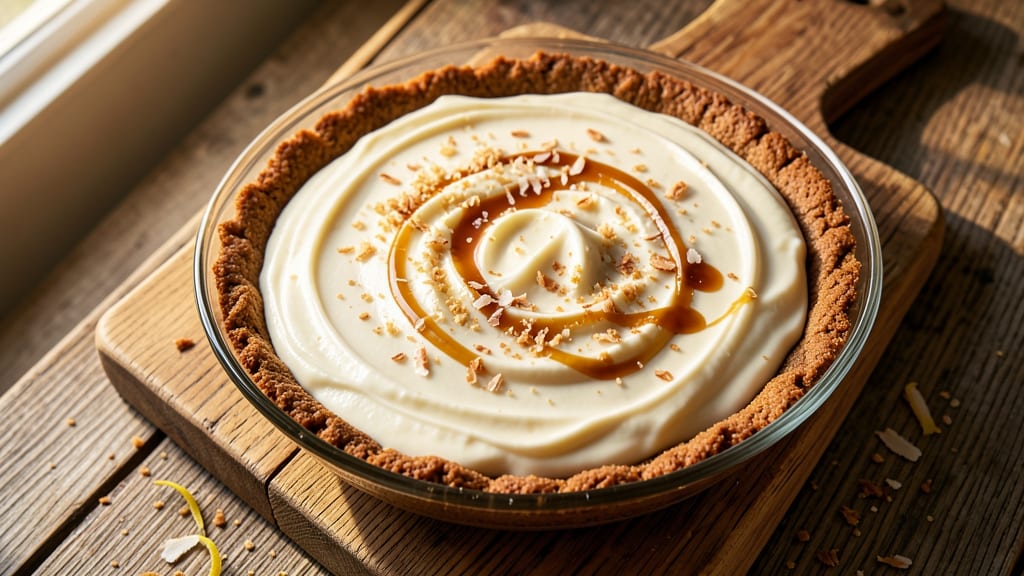 Add a Pinch Coconut Cream Pie Recipe: Tropical Vanilla Swirls With Foil-Sealed Crust