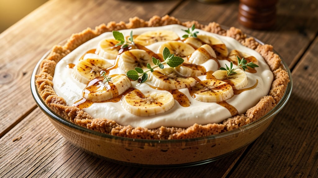 Raw Vegan Banana Cream Pie Recipe: Cool Creamy Center With No-Bake Crust