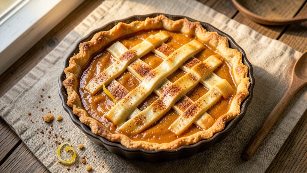 Pumpkin Pie Recipe With Baked Crust: Spiced Filling and Foil-Sealed Crunch