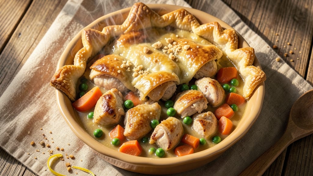 Souper Cubes Chicken Pot Pie Recipe: Herbed Gravy and Flaky Crust in One Dish