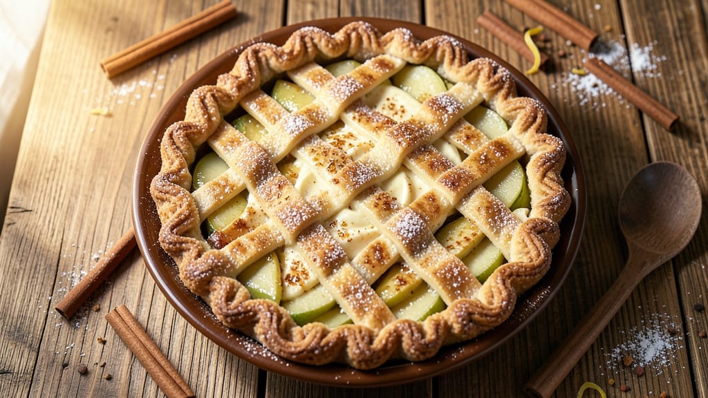 Snickerdoodle Cream Cheese Apple Pie Recipe: Spiced Cinnamon Crust Meets Creamy Apple Filling