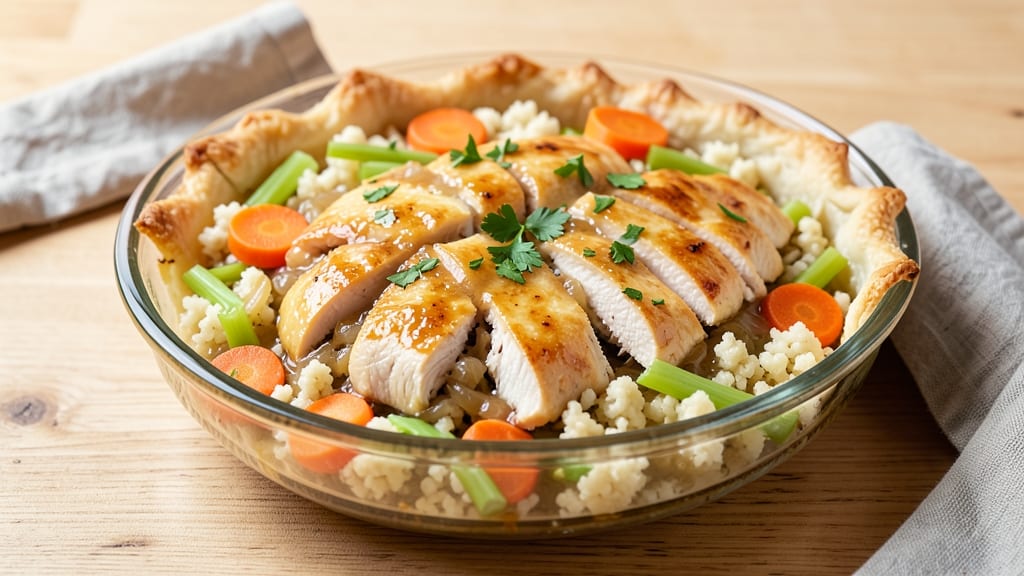 Skinny Pot Pie Recipe: Lightened-Up Comfort With Veggie-Packed Filling