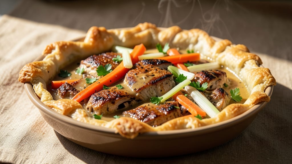 Ree Drummond's Turkey Pot Pie Recipe: Savory Gravy and Flaky Lattice in One Dish