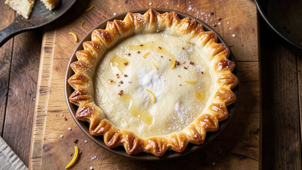 12-Inch Pie Crust Recipe: Cold Butter Layers for Shatterproof Golden Edges