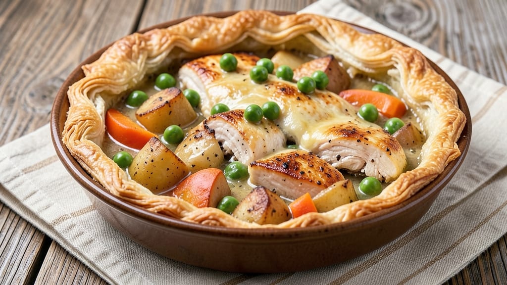 Real Simple Pot Pie Recipe: Herb-Rich Gravy and Flaky Topping in One Bowl