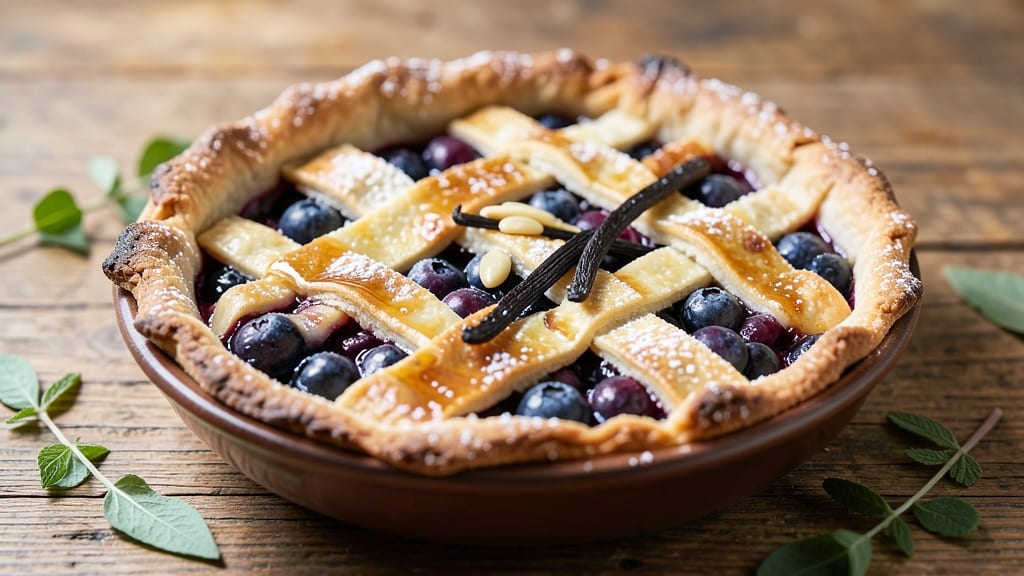 Alton Brown's Blueberry Pie Recipe: Layered Vanilla Bean Magic