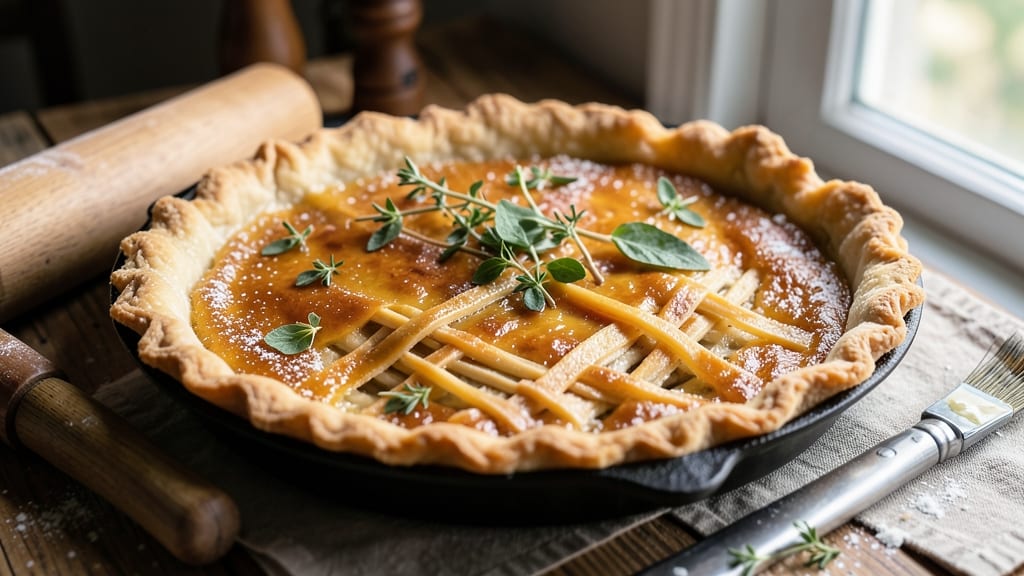 9 Deep Dish Pie Crust Recipe: Cold Butter Layers for Towering Height