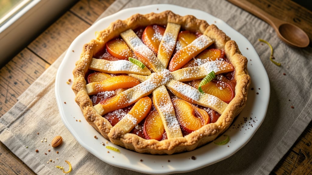 9-Inch Peach Pie Recipe: Golden Crust, Juicy Slices Without the Mess