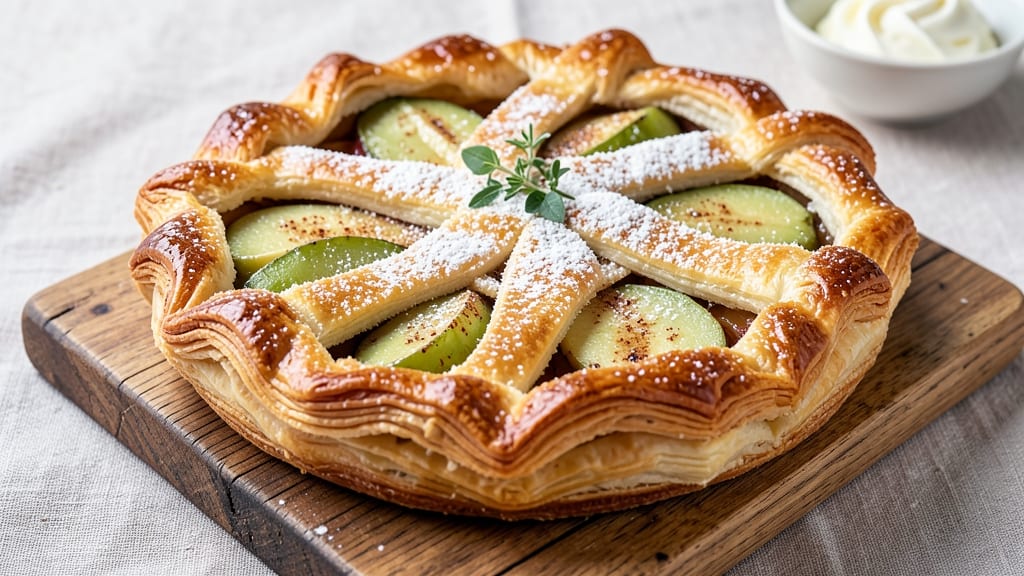 Apple Pie Recipe Made With Puff Pastry: Golden Crust, No-Fuss Filling