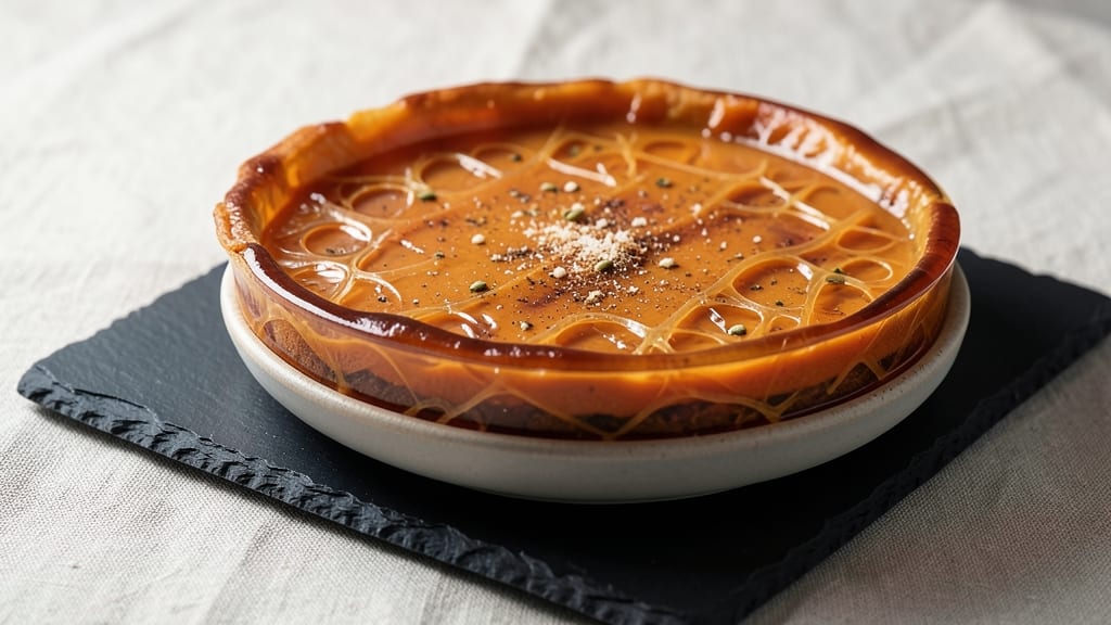 Alinea-Style Clear Pumpkin Pie Recipe: Translucent Gelatin Layers With Warm Spice
