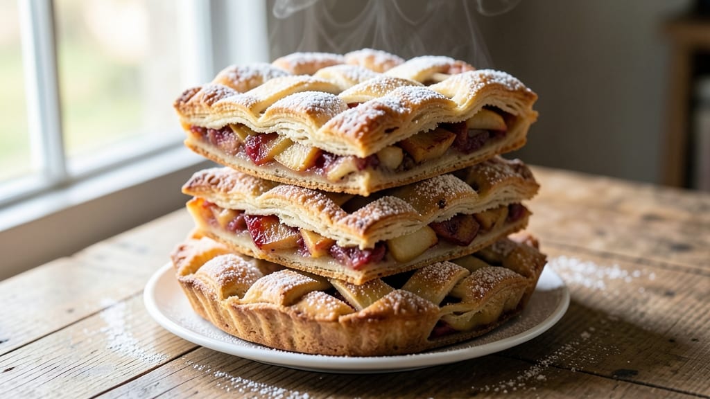 Stacked Apple Pie Recipe: Double-Layered Vanilla Swirl Heaven