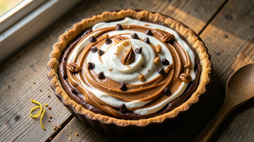 Chocolate Fluffernutter Pie Recipe: Nutty-Creamy Swirls in One Bowl