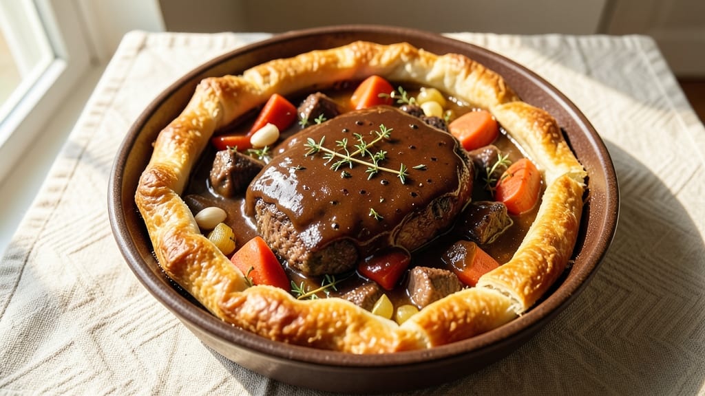 Slow Cooker Beef Pie Recipe: Juicy Meat and Golden Crust in One Pot