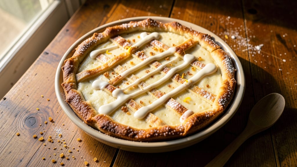 S&S Cafeteria Egg Custard Pie Recipe: Nostalgic Vanilla-Cream Cheese Swirl Delight