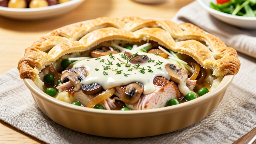 Amazing Chicken Pot Pie Recipe: Flaky Crust Locks in Savory Gravy Heat