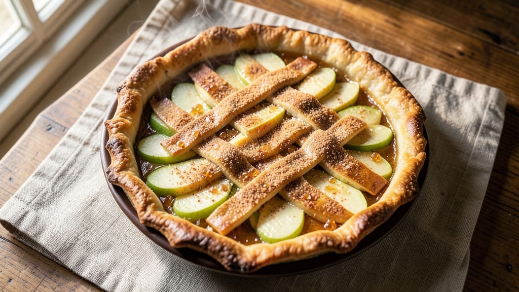Stanley Tucci's Apple Pie Recipe: Buttery Lattice Crust With Spiced Filling