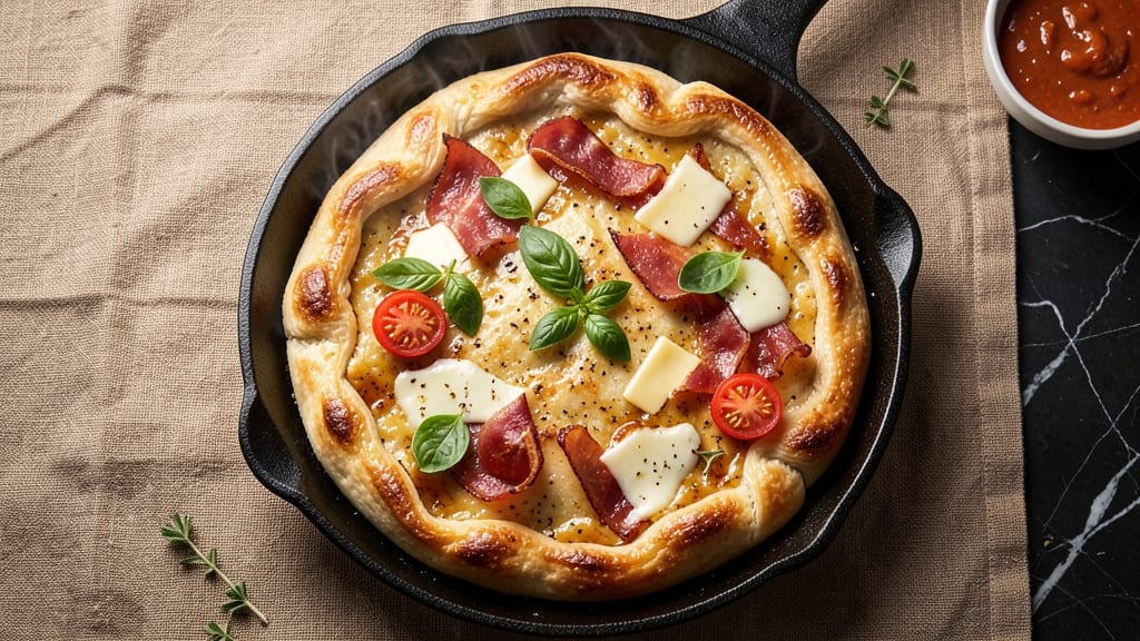 Pizza Pot Pie Dough Recipe: One-Dish Wonder With Crispy Top and Creamy Filling