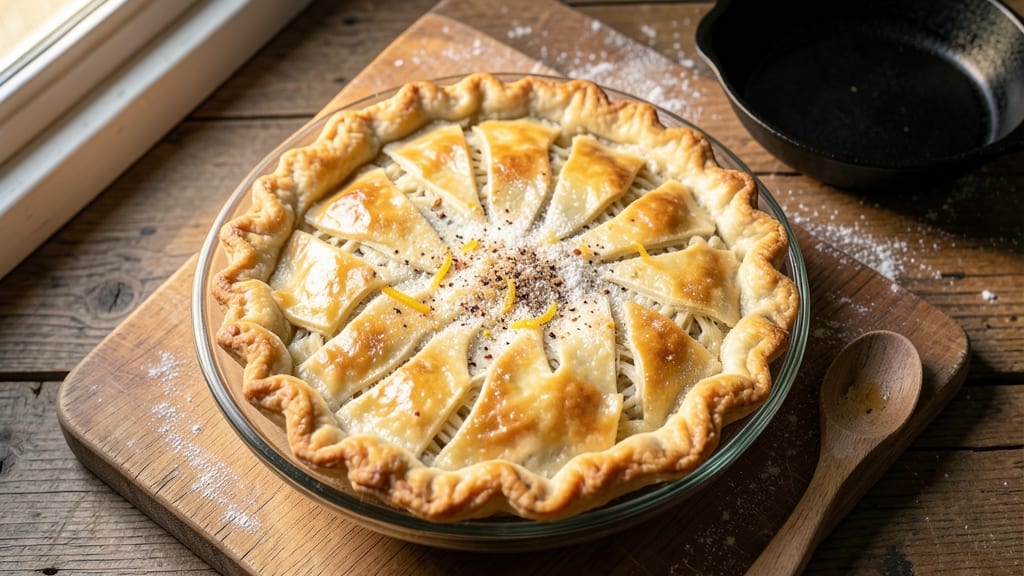 9 1/2-Inch Pie Crust Recipe: Cold Butter Layers for Foil-Sealed Precision