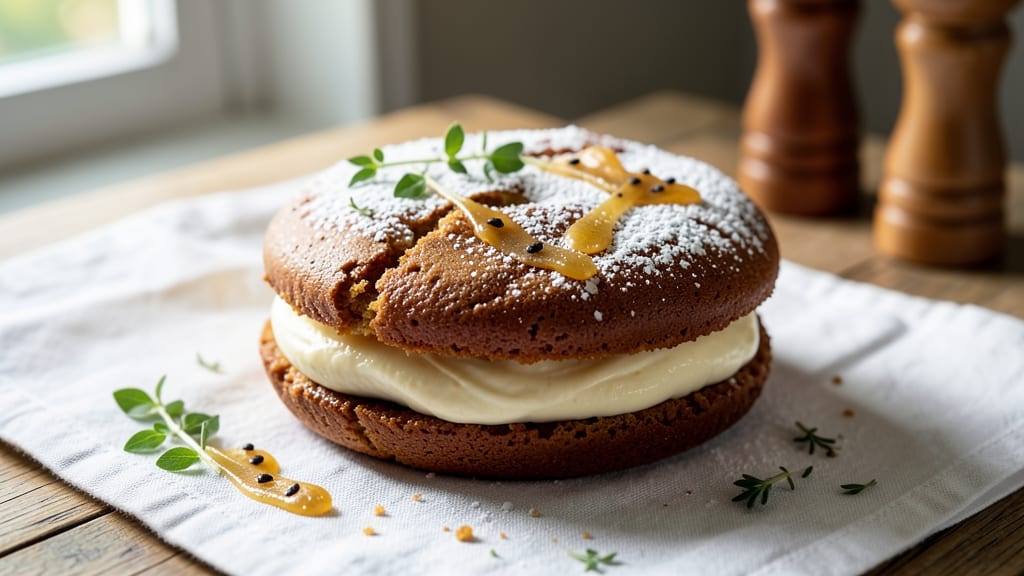 Amy Bouchard Whoopie Pies Recipe: Spiced Chocolate Swirls and Crunchy Coconut Topping