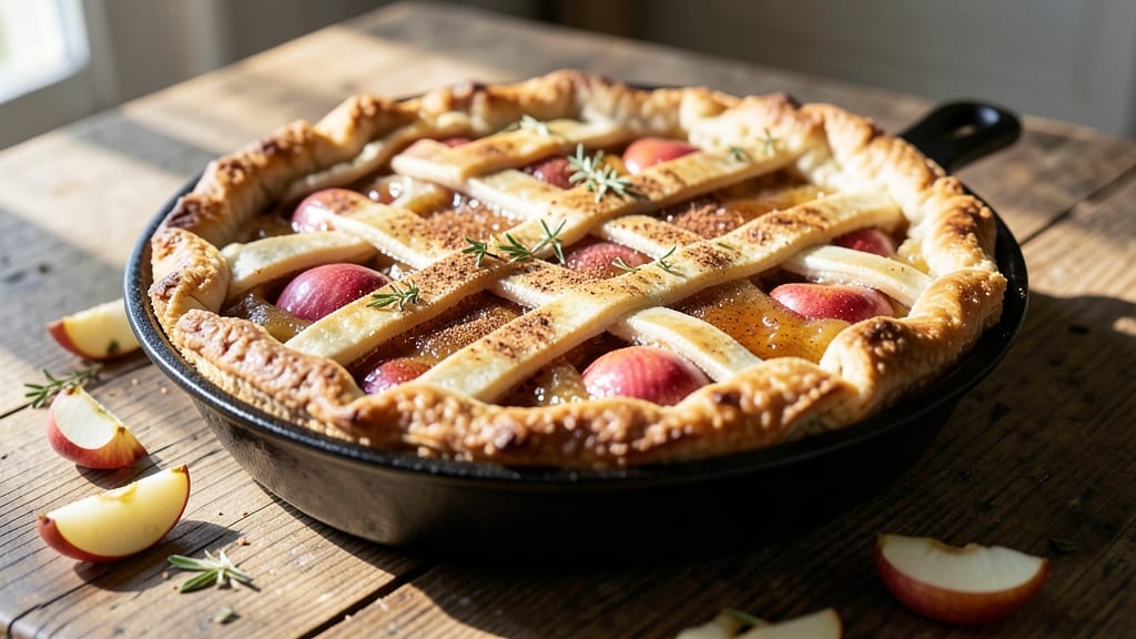 Pioneer Apple Pie Recipe: Homestead-Style Spice and Crispy Lattice Top