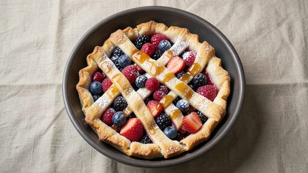 Achatz 4 Berry Pie Recipe: Deep Purple Swirls and Crispy Lattice Magic