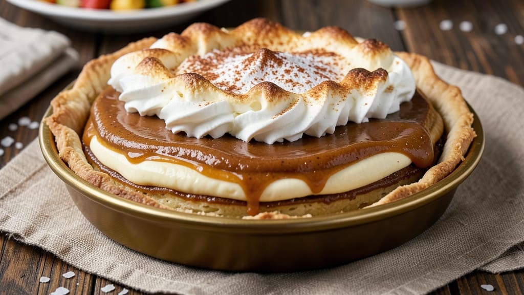 5 Layer Butterscotch Pie Recipe: Caramelized Swirls and Gooey Vanilla Layers