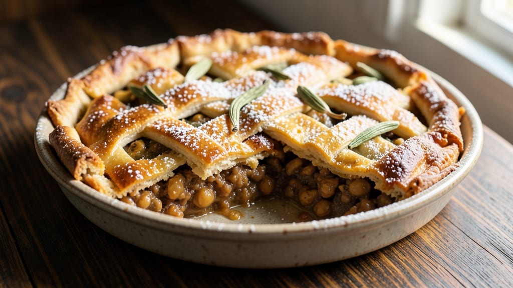 Ali Bean Pie Recipe: Spiced Filling Hugs Buttery Lattice Crunch