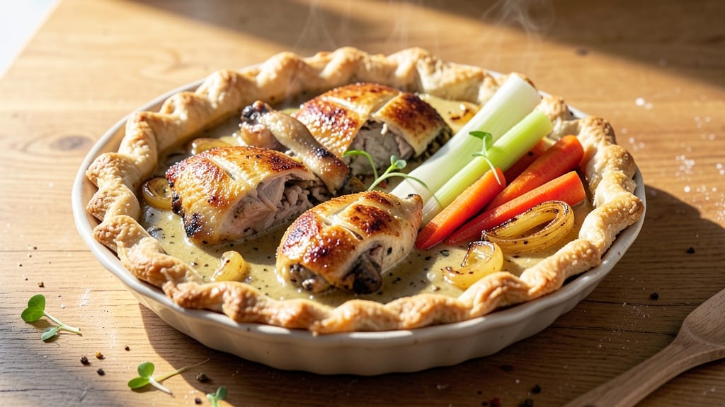 Quail Pot Pie Recipe: Herb-Infused Gravy and Flaky Crust in One Dish