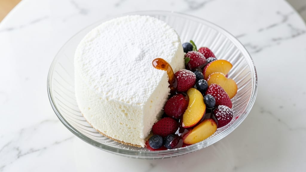 Angel Food Cake and Fruit Pie Filling Recipe: Lightness Meets Bursting Berry Sweetness