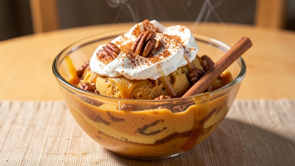 Pumpkin Pie Ice Cream Recipe for Ice Cream Maker: Spiced Autumn Flavor in 10 Minutes