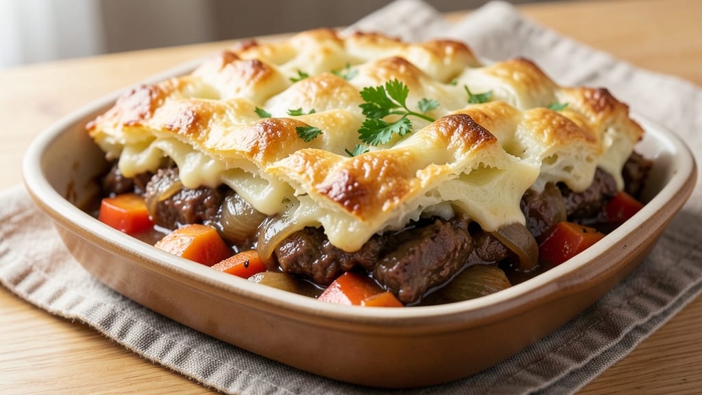 Shepherd's Pie Recipe Using Leftover Roast Beef: Mashed Potato Top That Locks in Savory Flavors