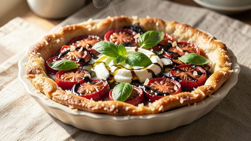 Roasted Tomato Pie Recipe: Sweet-Tart Crustless Delight with Caramelized Top