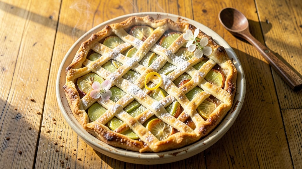 Apple Blossom Pie Recipe Using Pie Crust: Fragrant Floral Filling With Buttery Layers