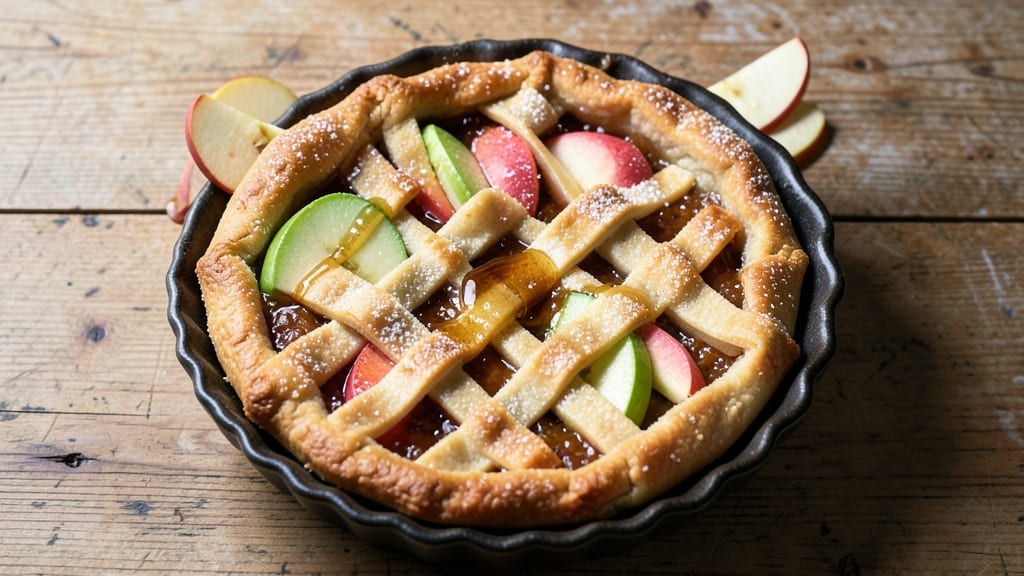 Apple of Her Eye Pie Recipe: Spiced Apple Filling with Buttery Lattice Crust