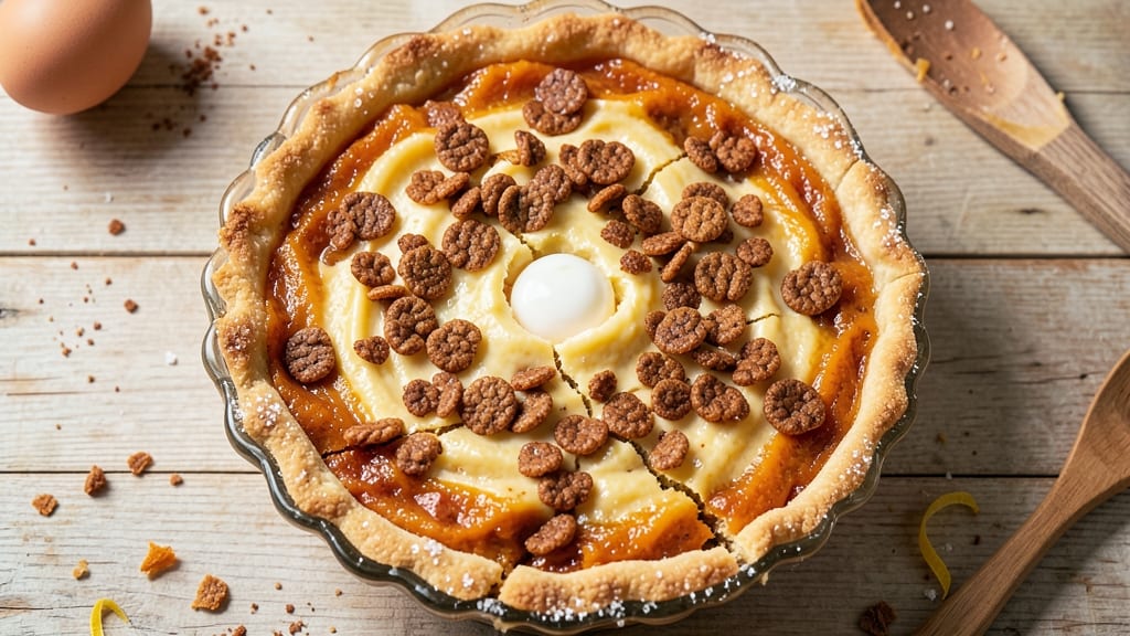 Rice Krispie Pumpkin Pie Recipe: Crunchy Clusters and Spiced Cream Cheese Swirl